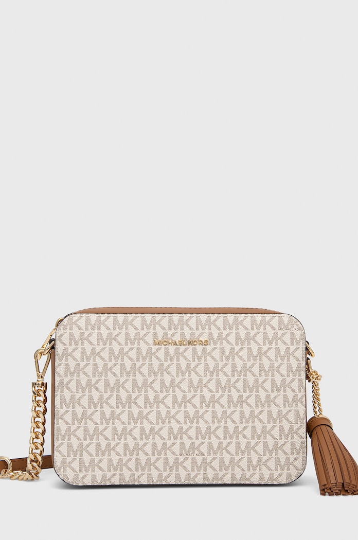 Kabelka MICHAEL Michael Kors imitácia kože béžová 32F8GF5M2B