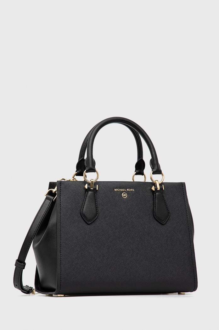 Doplňky Kožená kabelka MICHAEL Michael Kors 30S2G6AS2L černá