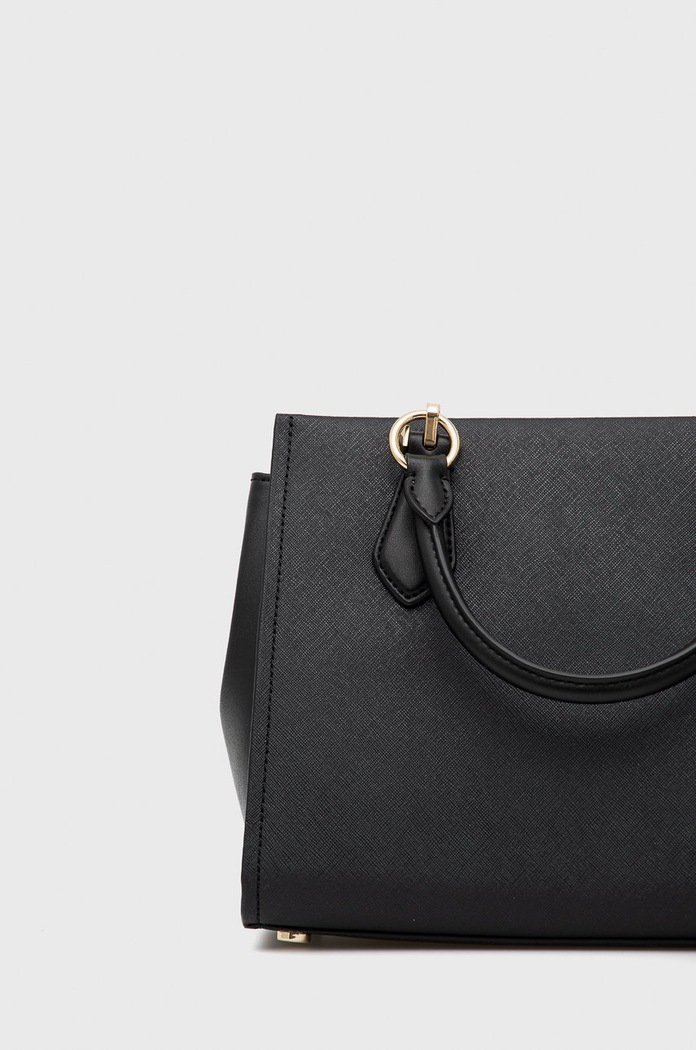 Kožená kabelka MICHAEL Michael Kors černá 30S2G6AS2L