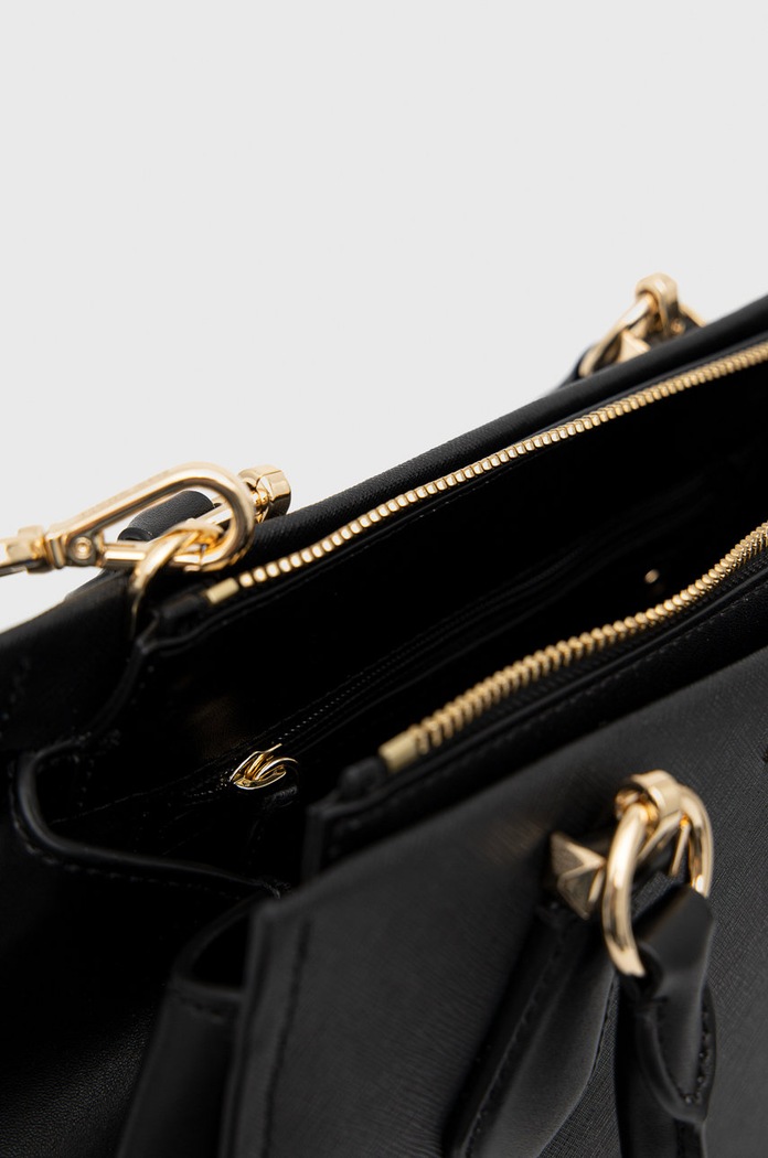 Kožená kabelka MICHAEL Michael Kors 30S2G6AS2L černá