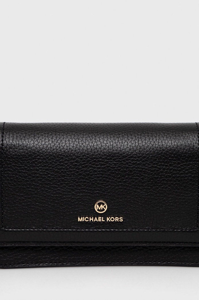 Accesorii MICHAEL Michael Kors Poseta piele 32S1GT9C5L negru