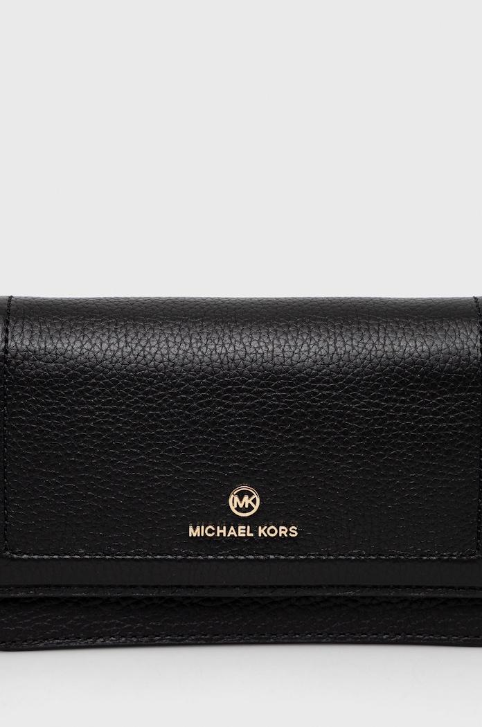 Accesorii MICHAEL Michael Kors Poseta piele 32S1GT9C5L negru