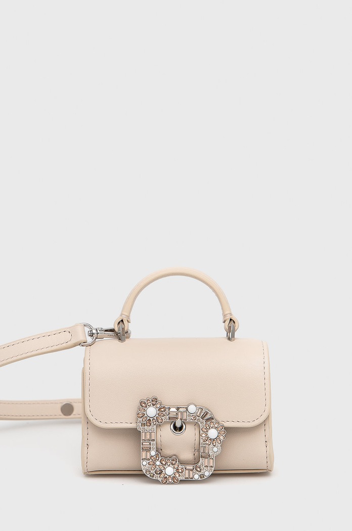 Kožená kabelka Kate Spade přírodní kůže béžová K6643