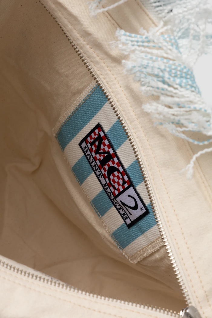 MC2 Saint Barth tote bag pentru femei VANI001 albastru