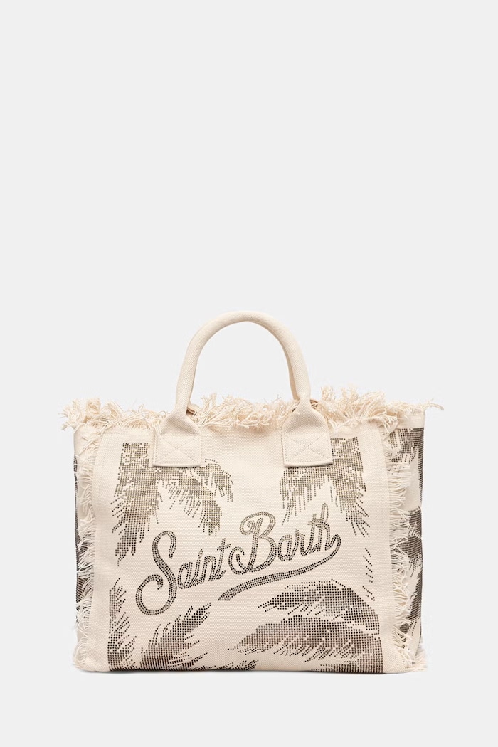 MC2 Saint Barth tote γυναικεία μπεζ VANI001