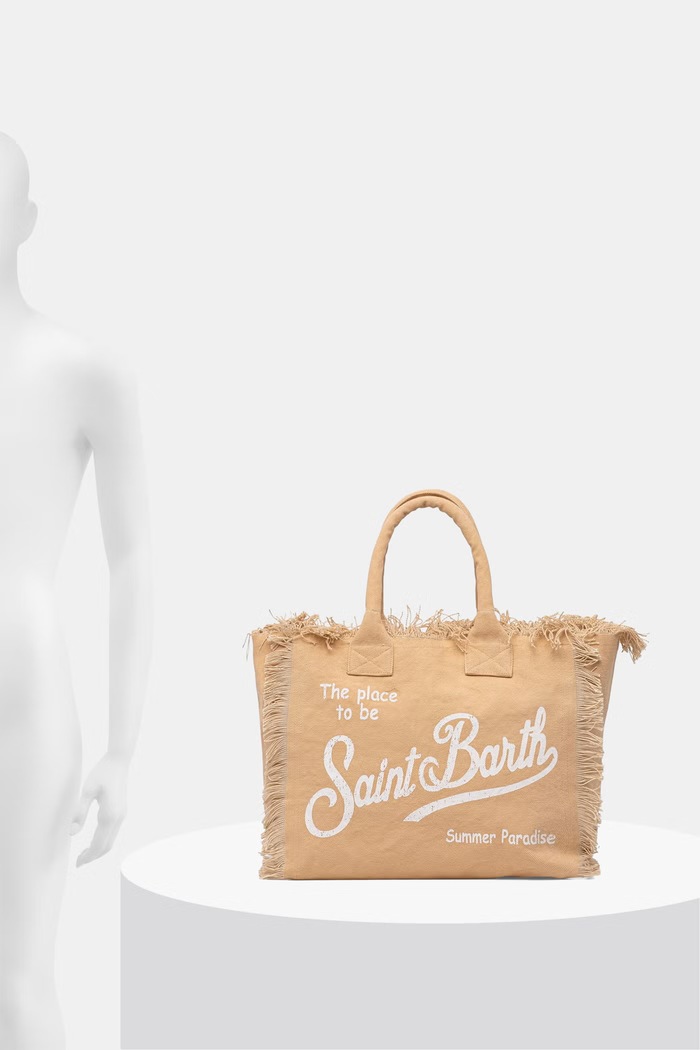 MC2 Saint Barth kabelka typu tote dámska VANI001 béžová
