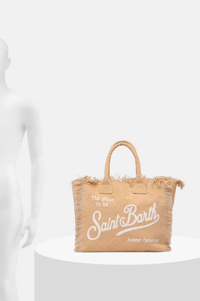 MC2 Saint Barth kabelka typu tote dámska VANI001 béžová