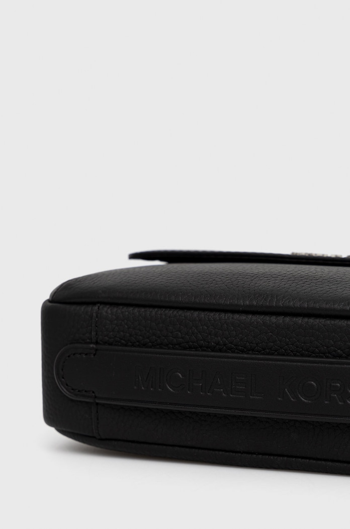 Michael Kors borseta de piele 33S0LHDC5L negru