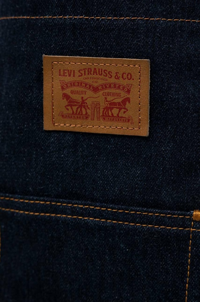 Bavlnená taška Levi's tmavomodrá D5440.0002