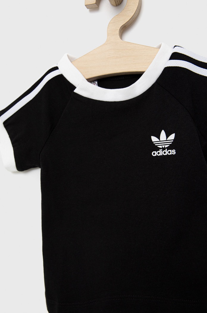 Αγορίστικα adidas Originals - Παιδικό μπλουζάκι H35545 μαύρο