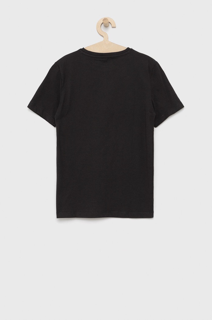 Dětské bavlněné tričko Calvin Klein Jeans černá IB0IB01093.PPYY