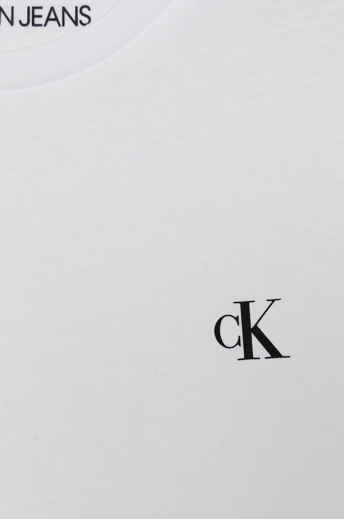 Dětské bavlněné tričko Calvin Klein Jeans IB0IB01093.PPYY