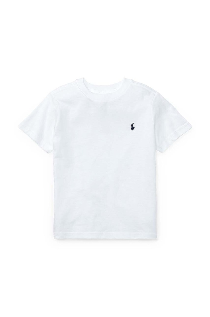 Detské bavlnené tričko Polo Ralph Lauren bavlna biela 323832904035