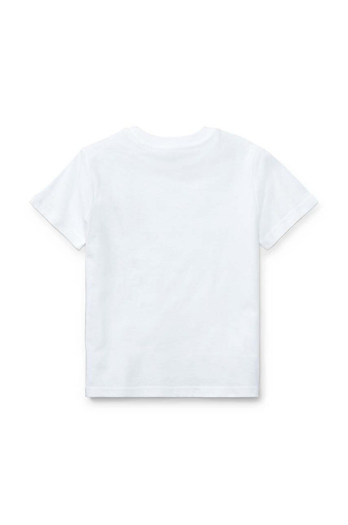 Detské bavlnené tričko Polo Ralph Lauren 323832904035 biela SS22