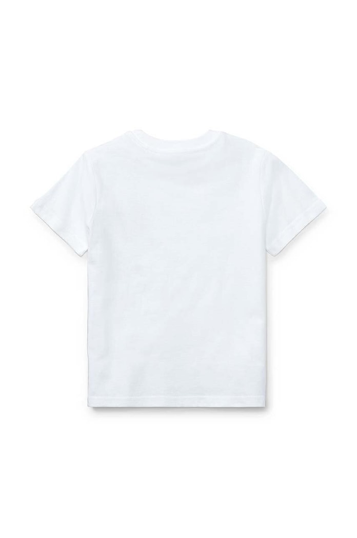 Detské bavlnené tričko Polo Ralph Lauren 323832904035 biela SS22