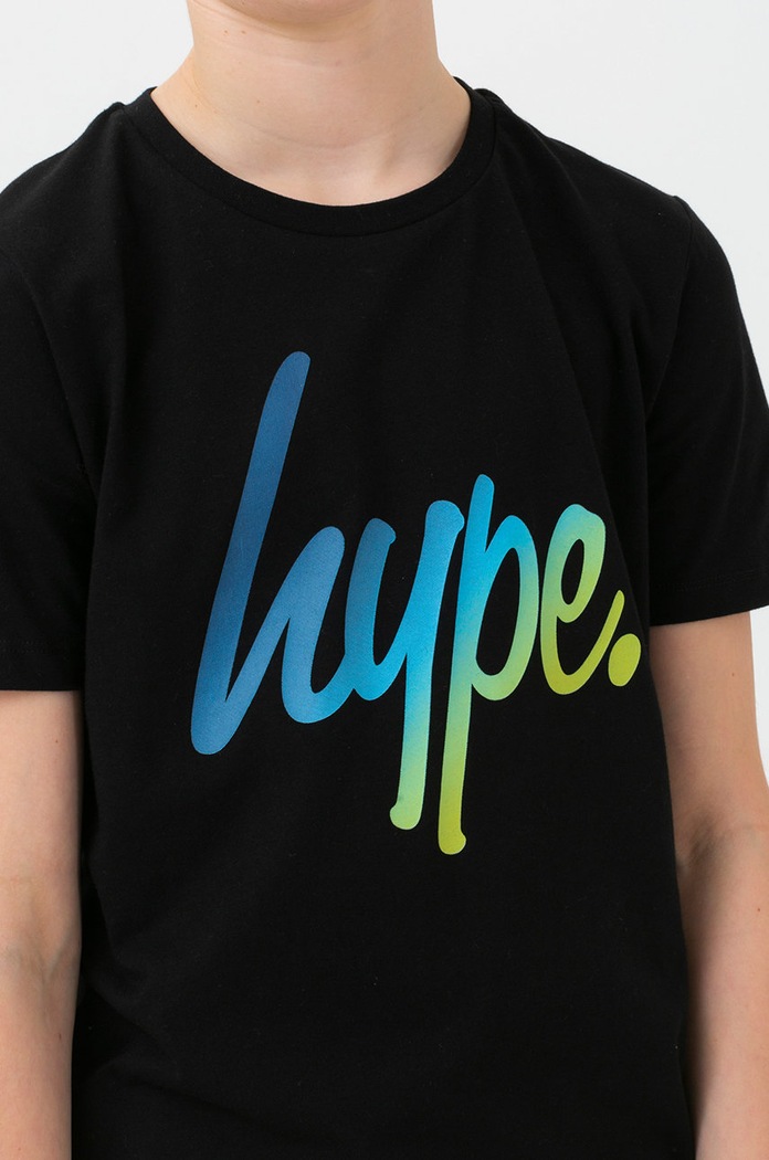 Dětské bavlněné tričko Hype černá ZVLR.018