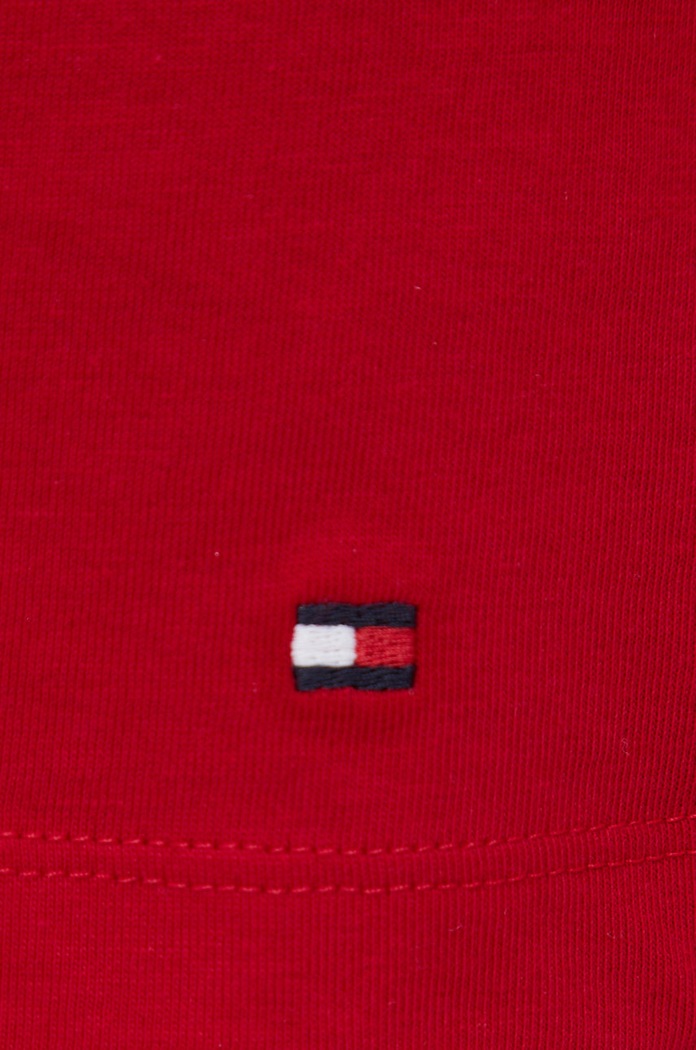 Bavlnené tričko Tommy Hilfiger WW0WW28682.PPYY červená