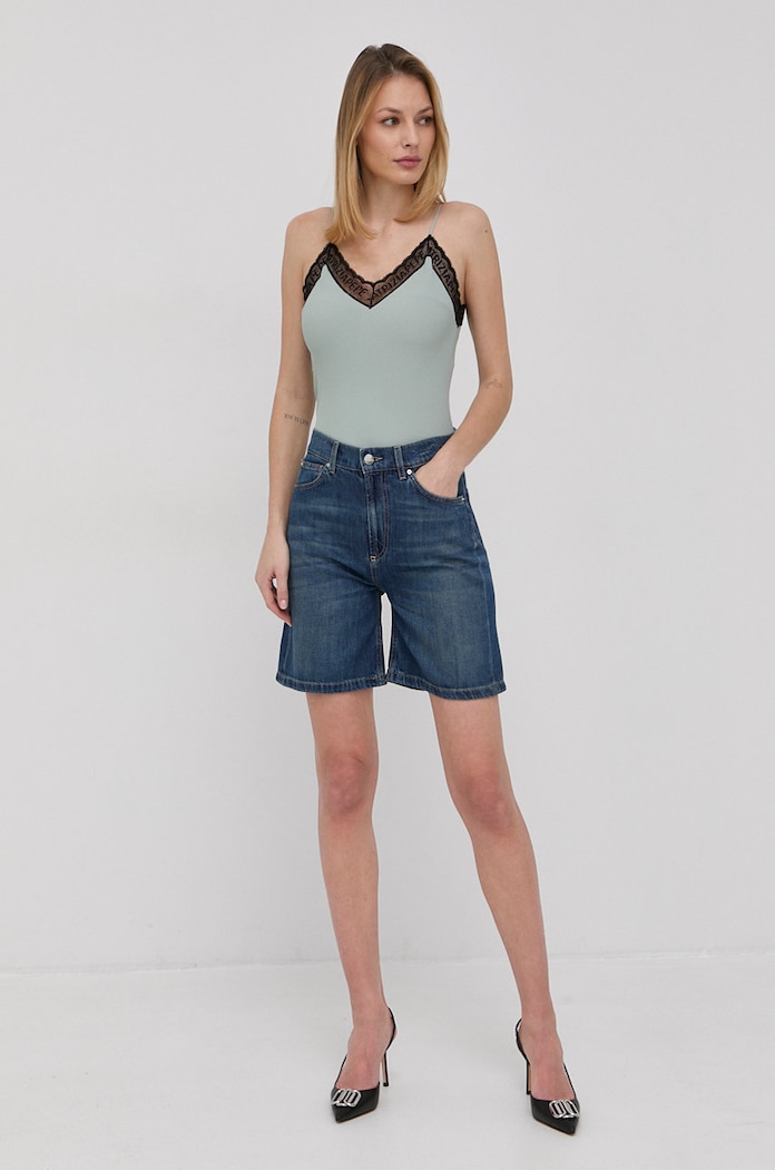 Patrizia Pepe Bluza Patrizia Pepe 8C0438.A8I1 zelena SS23