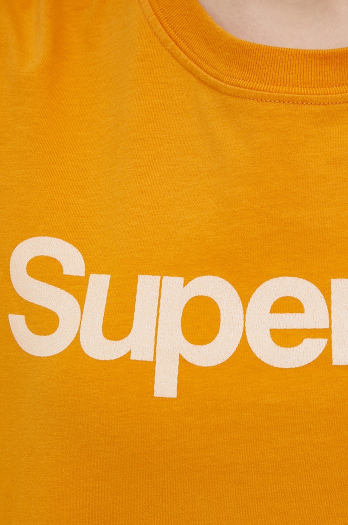 Bavlněné tričko Superdry W1010710A.ETZ oranžová