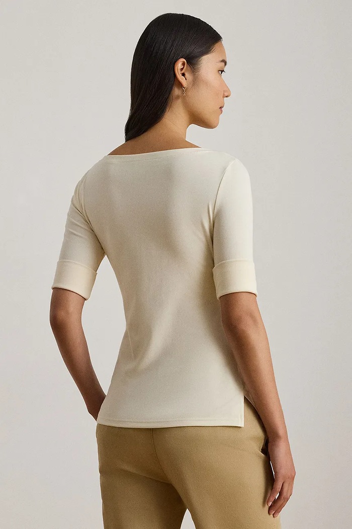 Lauren Ralph Lauren t-shirt 200654963036 200654963036 beżowy SS22