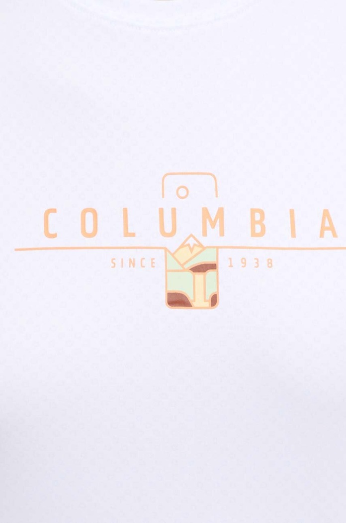 Columbia sportos póló Zero Rules Graphic 1991583 fehér