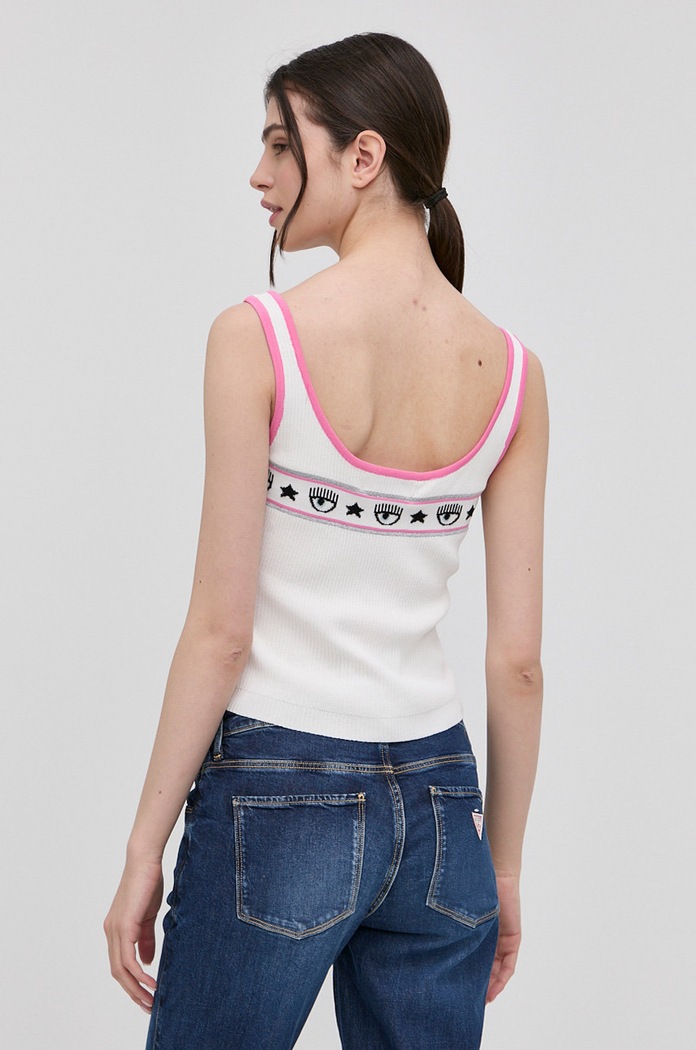 Oblečení Top Chiara Ferragni 72CBFM08 bílá
