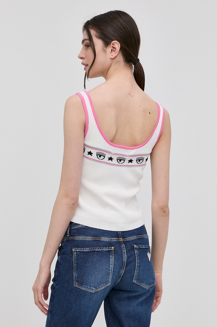 Oblečení Top Chiara Ferragni 72CBFM08 bílá