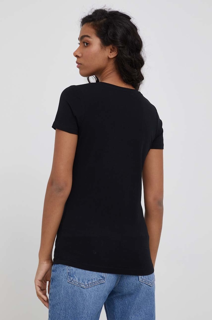 Îmbrăcăminte Pepe Jeans tricou New Virginia Ss N PL505202.999 negru
