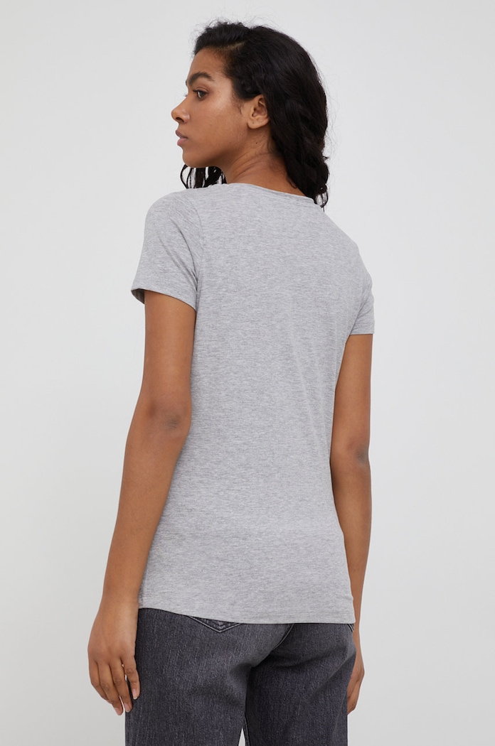Ρούχα Pepe Jeans - Μπλουζάκι New Virginia PL505202.933 γκρί
