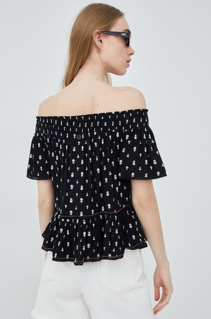 Oblečení Halenka Superdry W6011292A.M2S černá