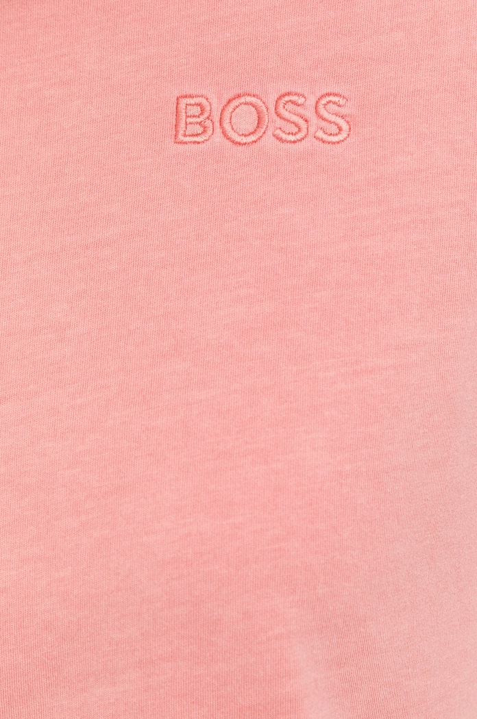 Bavlnené tričko BOSS 50468168 oranžová