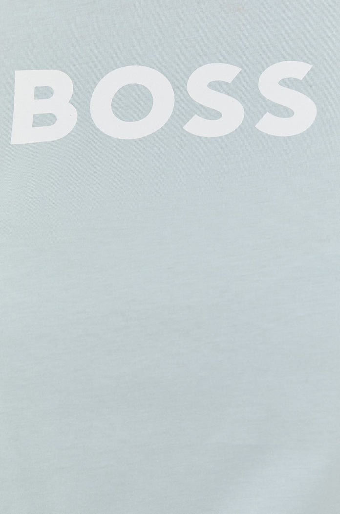 Bavlněné tričko BOSS 50468356 modrá