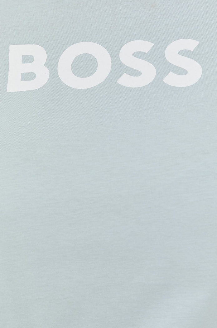Bavlněné tričko BOSS 50468356 modrá