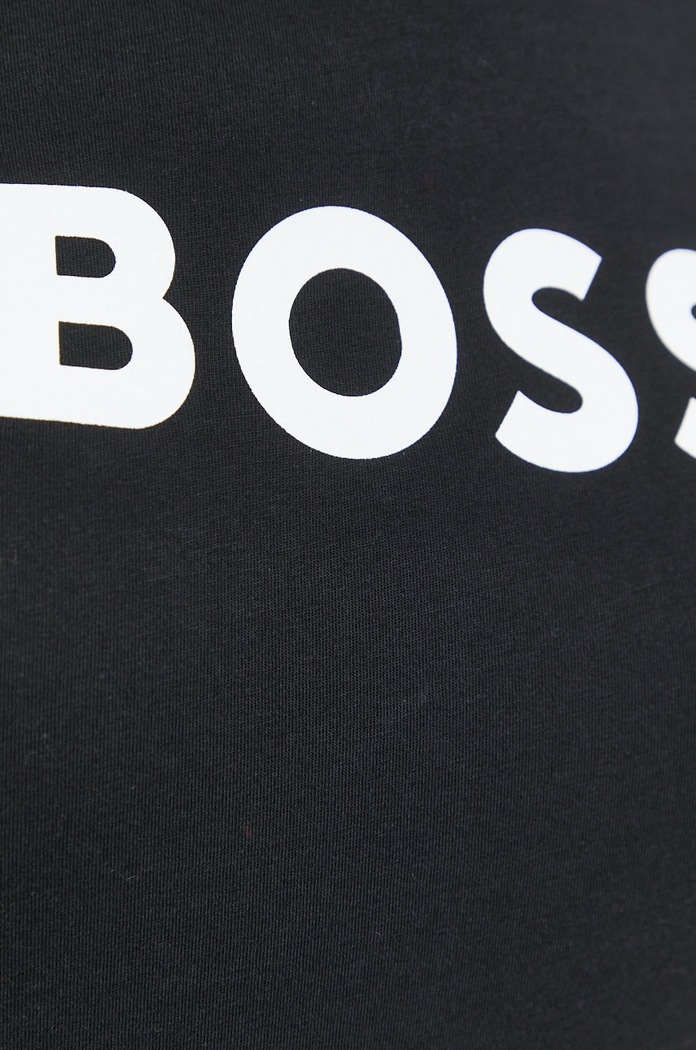 Bavlněné tričko BOSS 50468356 černá