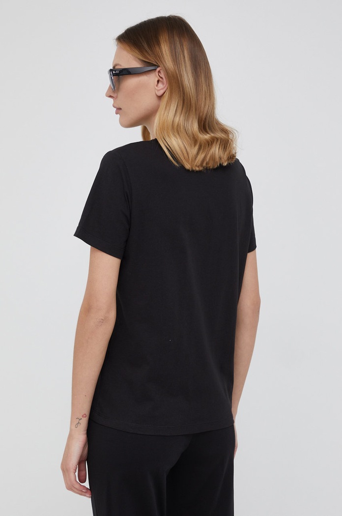 Oblečení Bavlněné tričko Calvin Klein K20K203677.PPYY černá