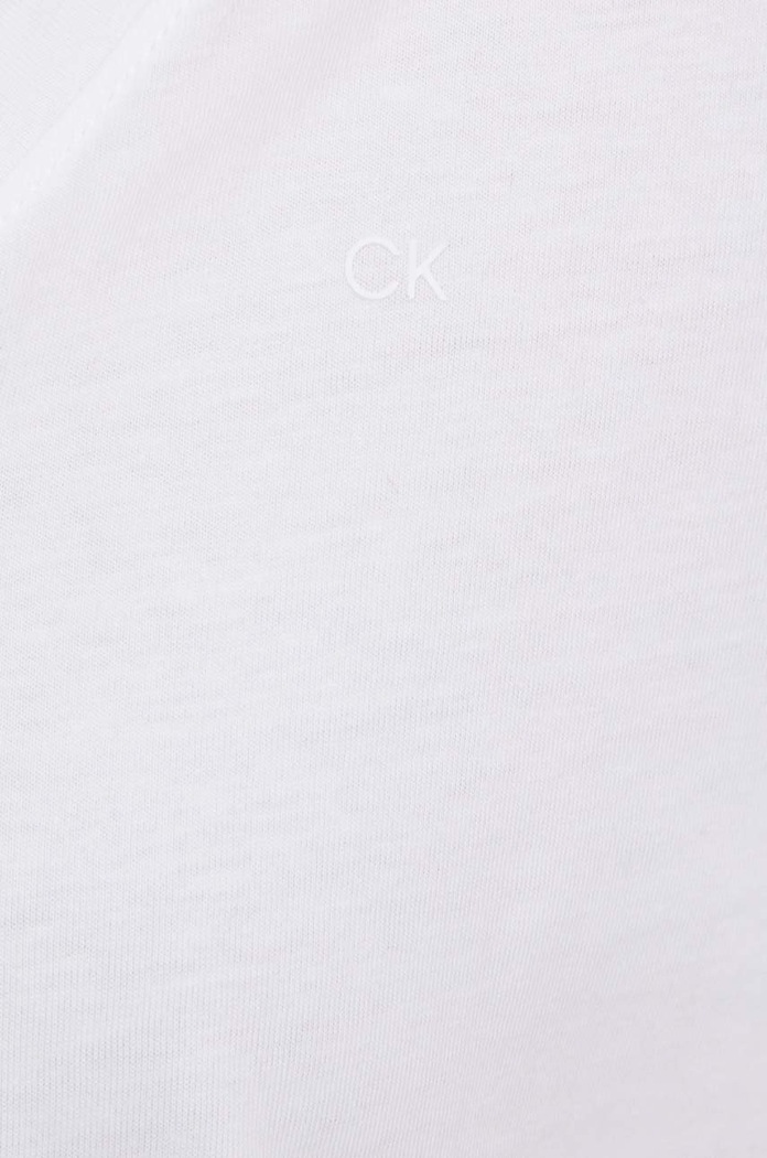 Calvin Klein t-shirt bawełniany K20K204357.PPYY biały
