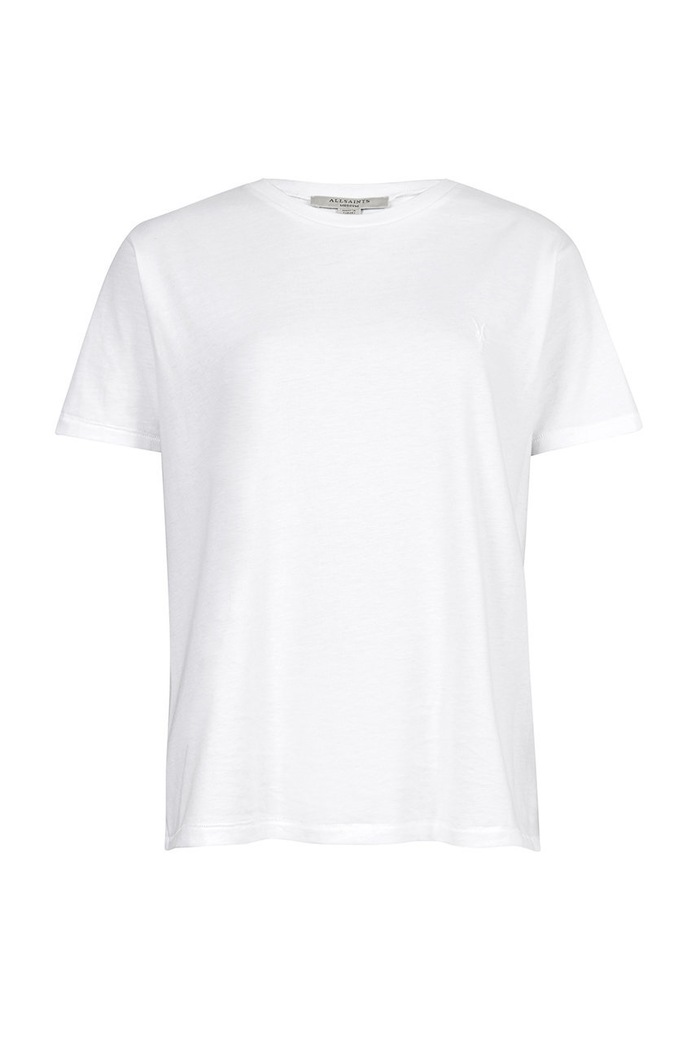 AllSaints bombažna majica WM248W bela