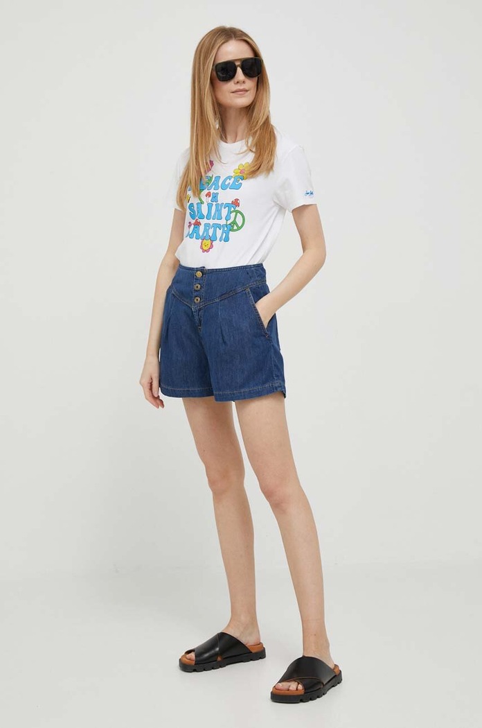 MC2 Saint Barth t-shirt bawełniany EMI0001 biały AA00