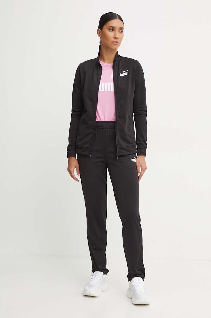 Dětské bavlněné tričko Puma 586775 růžová AW24