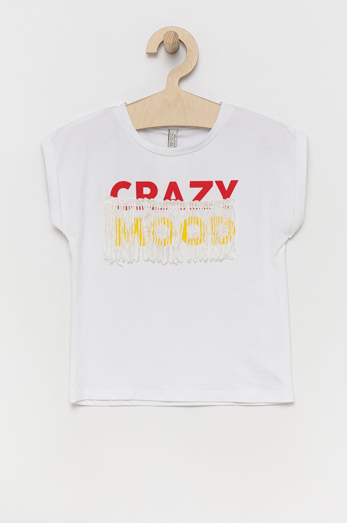 Birba&Trybeyond t-shirt dziecięcy z elastanem biały 999.44421.00.134.176