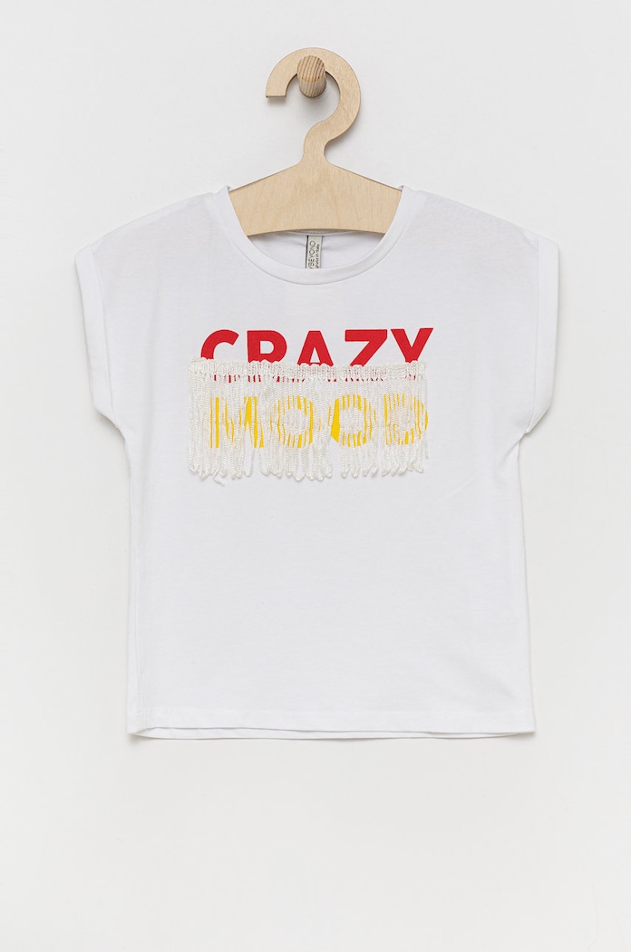 Birba&Trybeyond t-shirt dziecięcy z elastanem biały 999.44421.00.134.176