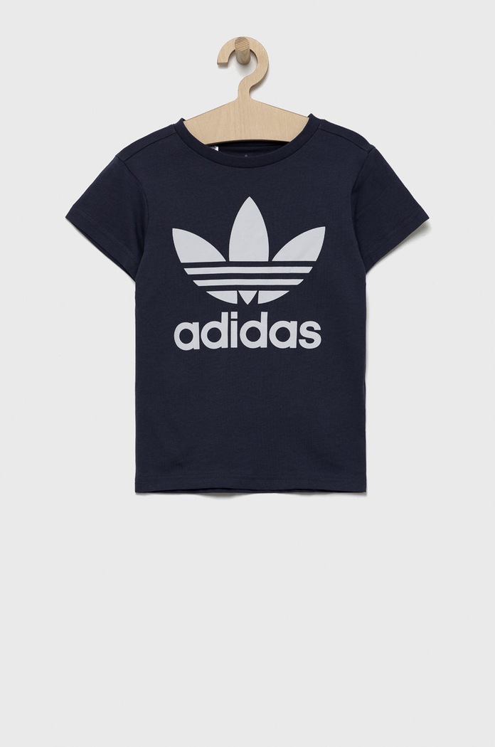 adidas Originals gyerek pamut póló HC9601 pamut sötétkék HC9601