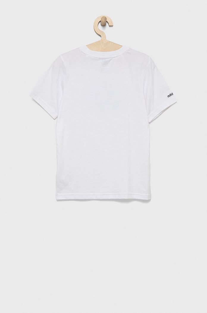 adidas Originals t-shirt bawełniany dziecięcy HE2074 HE2074 biały SS22