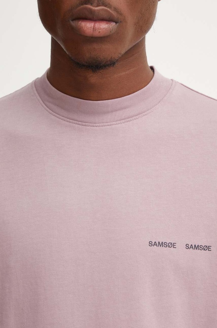 Samsoe Samsoe t-shirt bawełniany Norsbro M20300010