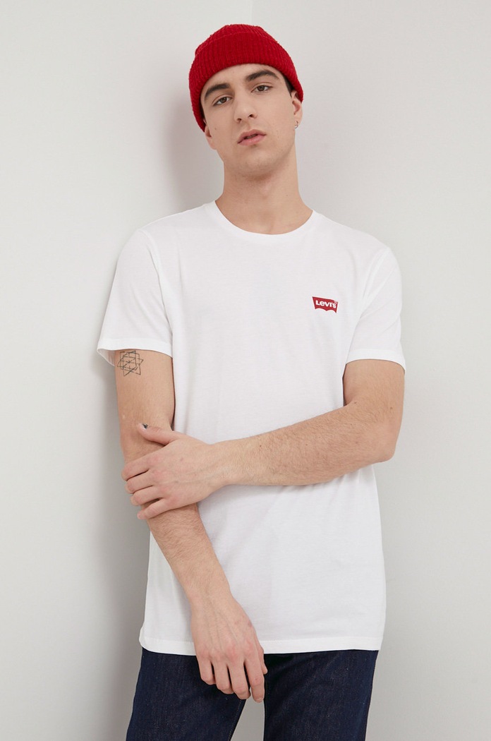 Bombažen t-shirt Levi's 79681.0027 pisana AW22
