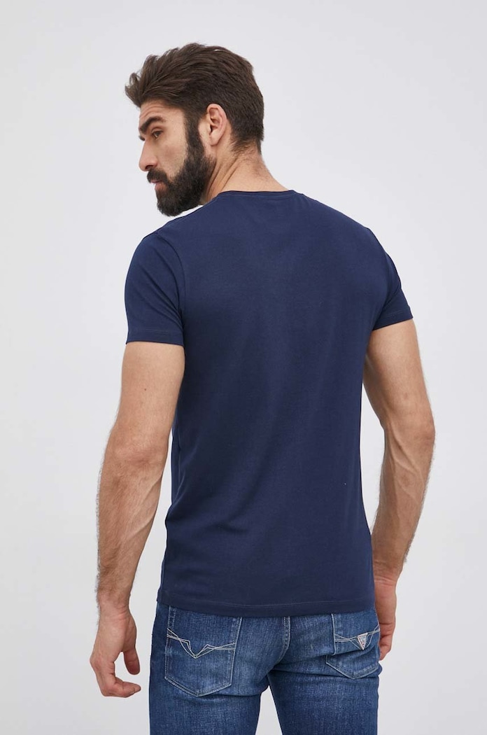 Ruházat Pepe Jeans t-shirt Original Stretch PM508210.595 sötétkék