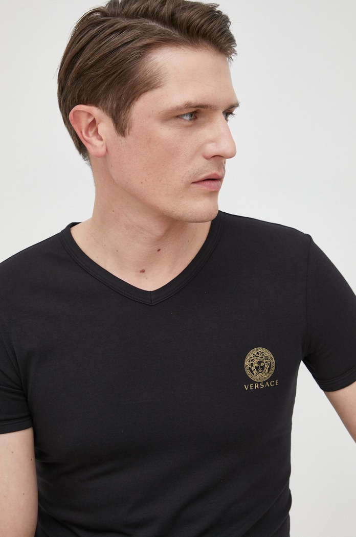 Μπλουζάκι Versace μαύρο AUU01004