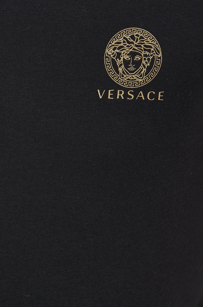 Μπλουζάκι Versace AUU01004 μαύρο
