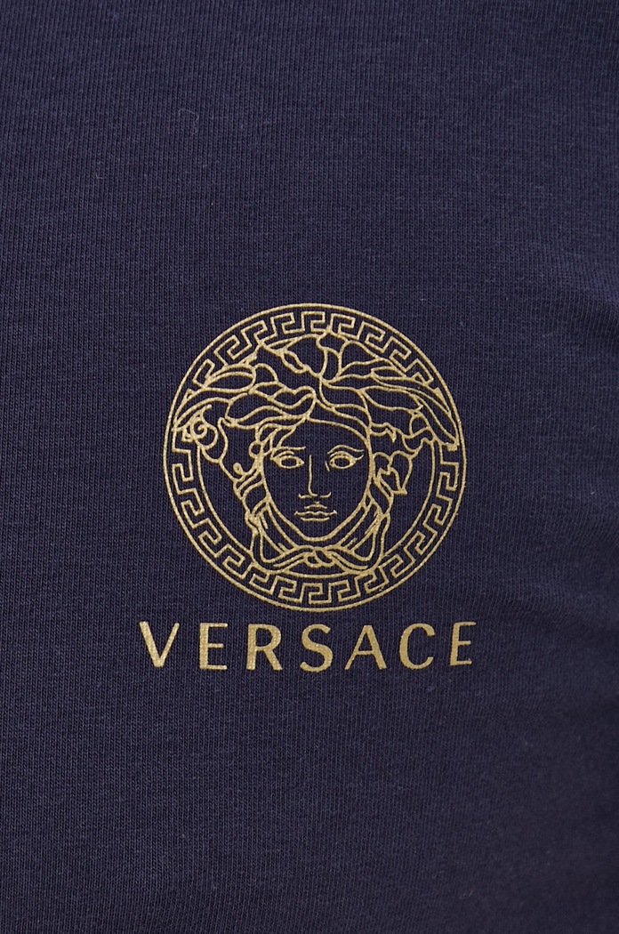Tričko Versace AUU01005 námořnická modř