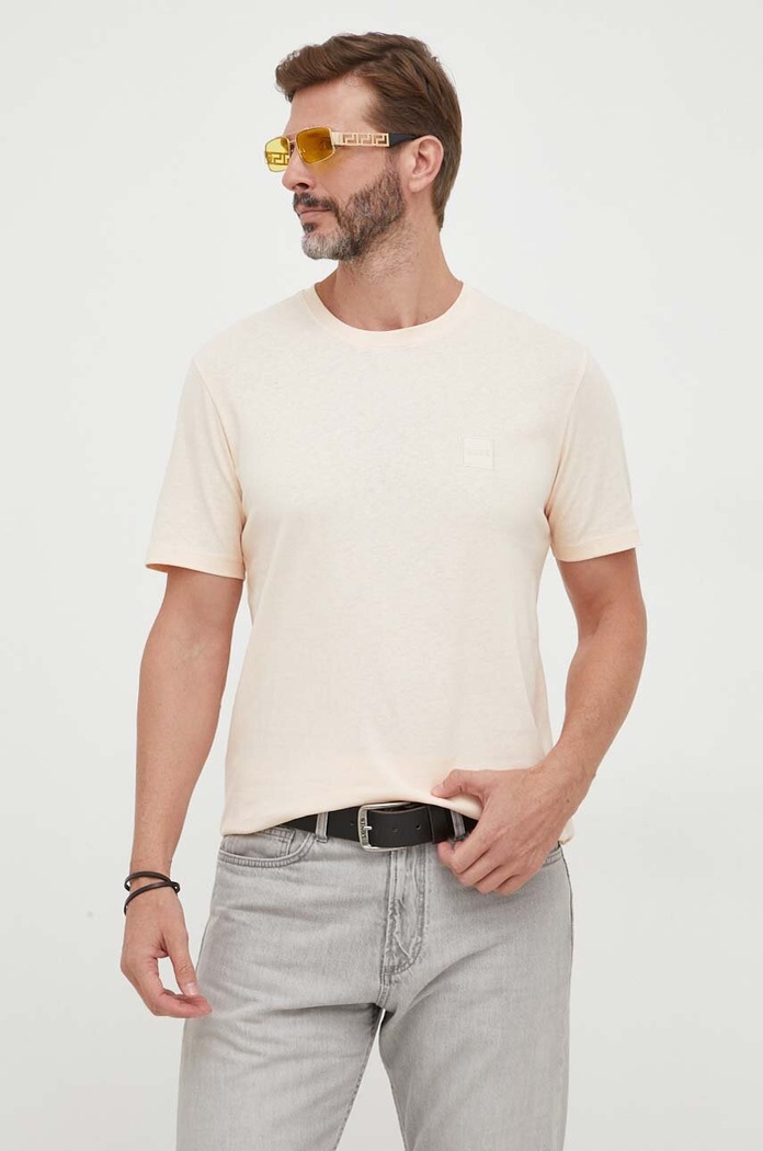 BOSS Orange t-shirt bawełniany 50472584 pomarańczowy AA00